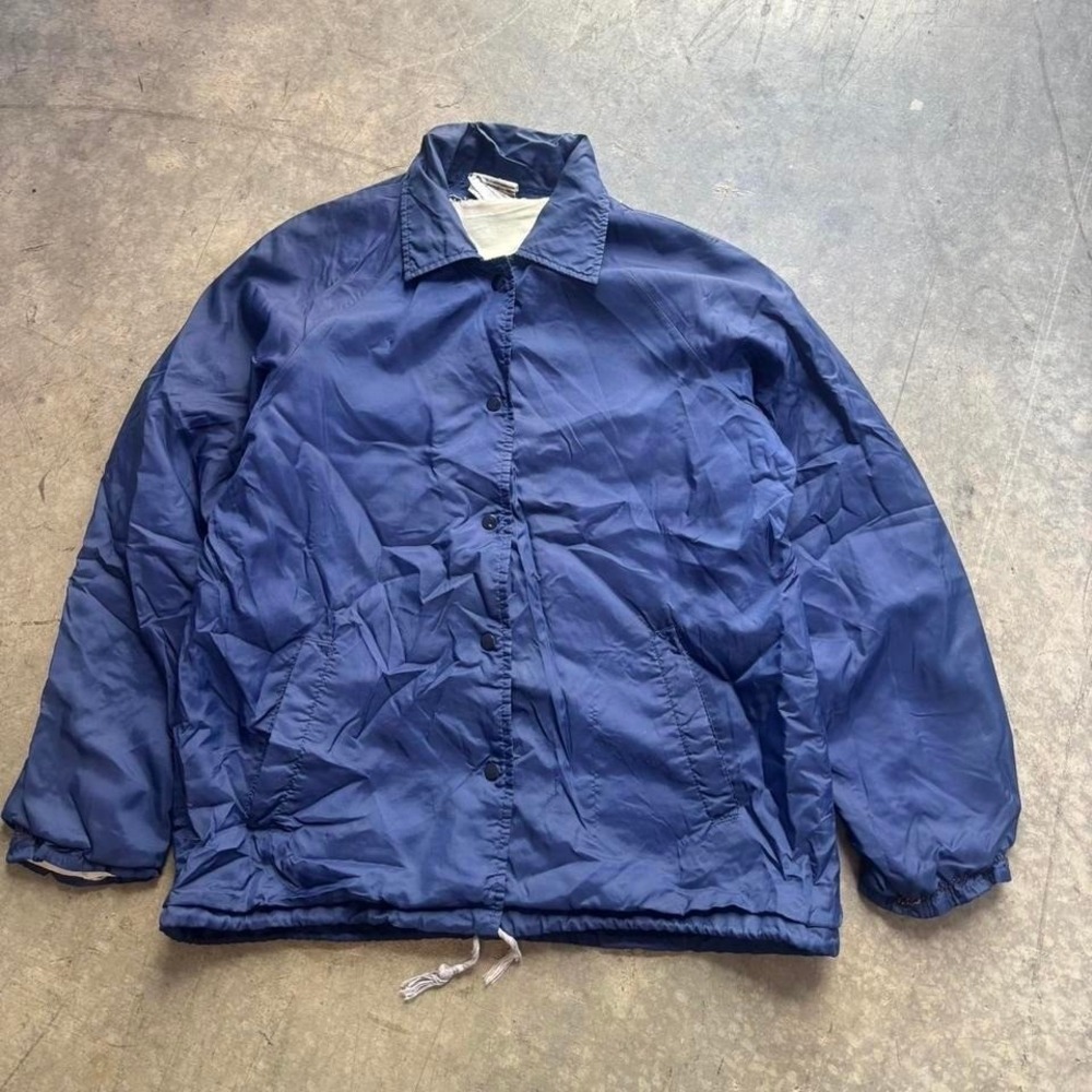 Vintage 70's‎ 80's Sears Nylon Snap Jacket Windbreaker Size M
